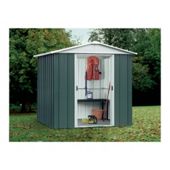 Yardmaster 6x4 Apex Metal Shed with floor support frame