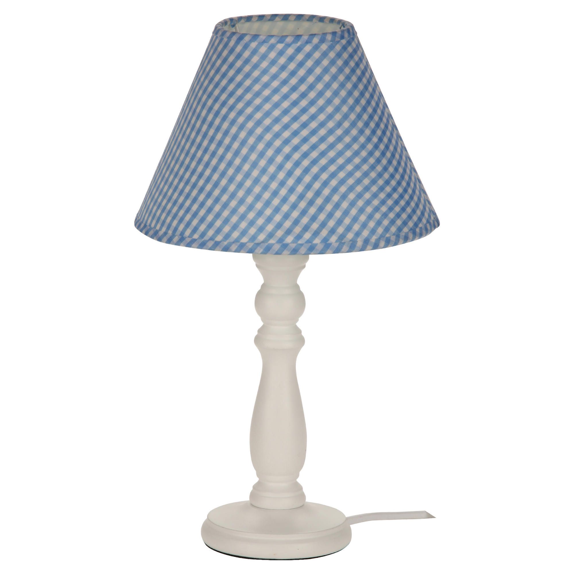 Blue Gingham Lamp Blue Gingham Lamp