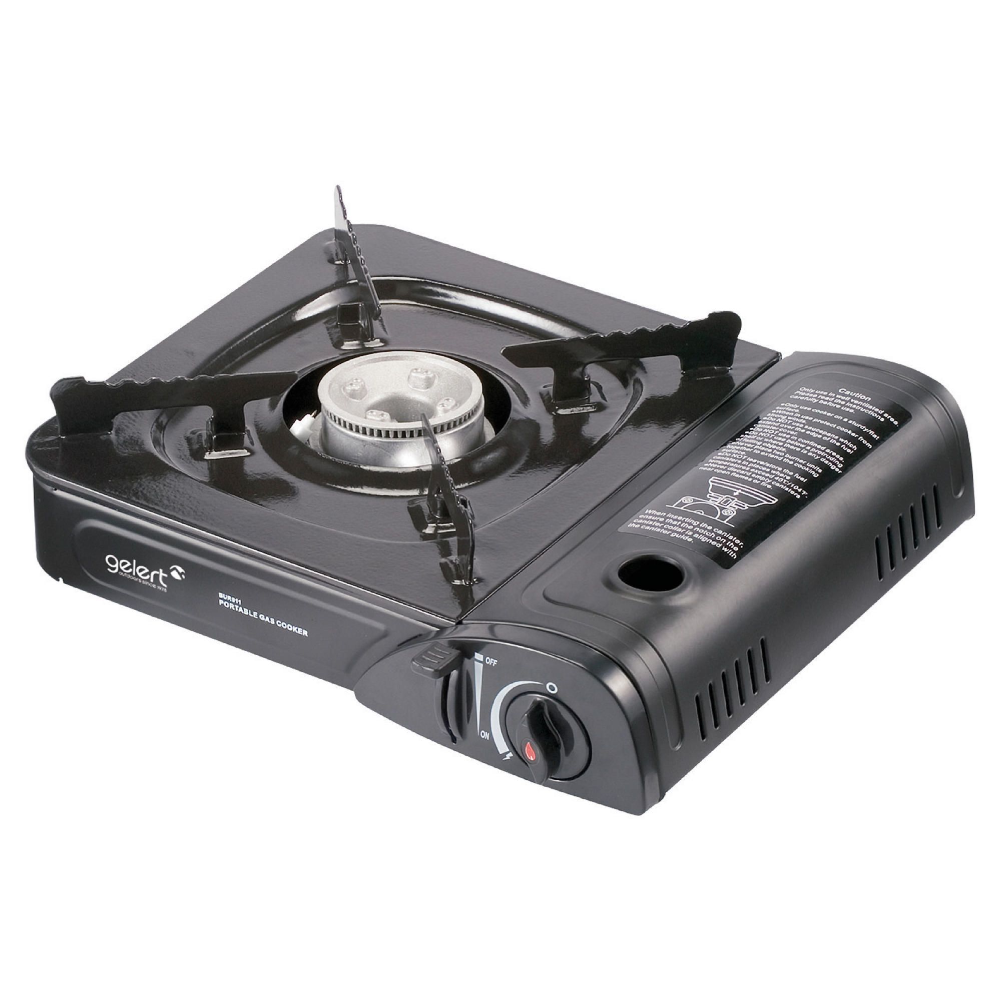 Gelert Portable Gas Cooker Black 