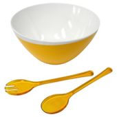 Omada Zen Large Bowl and Servers, Orange