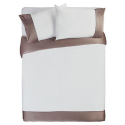 Finest Panel Duvet King Size- Biscuit