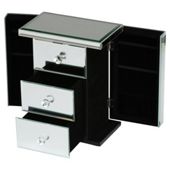 LC Mirrored Side Opening Jewellery Box