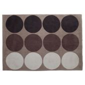 Tesco Rugs circles rug 120x170cm mocha
