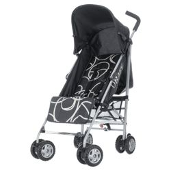 Obaby Atlas Pushchair, Black Scribble