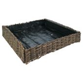 Willow vegetable planter 75x75x15cm
