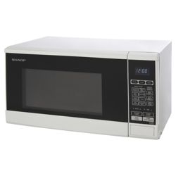 Sharp R270WM 20L WhiteTouch Microwave