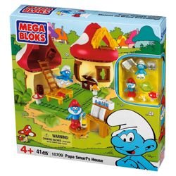 Mega Bloks Smurf Small Playset Papa Smurf