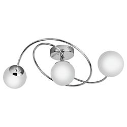 Tesco Lighting Orbital Bathroom Flush 3 light