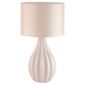 Tesco Lighting Fluted table lamp off white