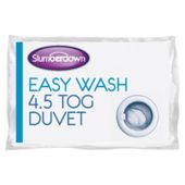 Slumberdown Easy Wash Duvet, 4.5 Tog, Double