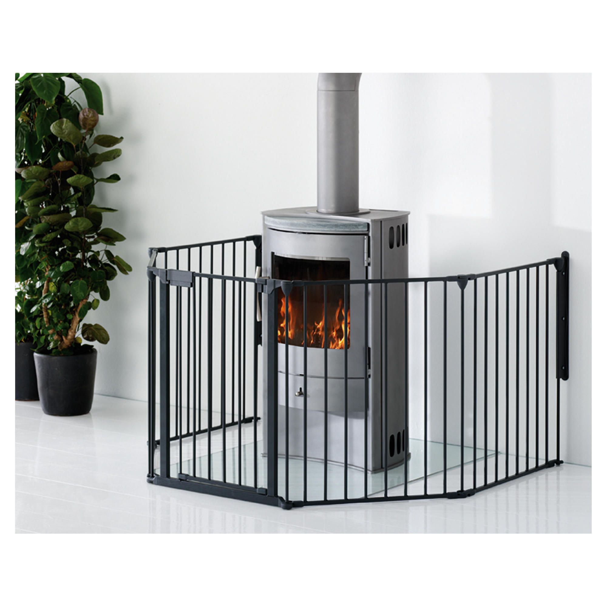 BabyDan Premium Hearth Gate Black 