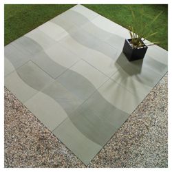 Natural Stone The Wave Patio Kit 2.4x2.4m