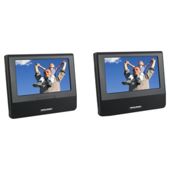 Click & Go 7" Duo Twin Screen Portable DVD Player