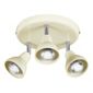 Tesco Lighting Eden 3 Spot Plate Cream