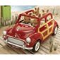 Sylvanian Families - Burgundy Family Car