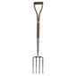 Dobbies Select Wood&Stainless Steel Border Fork..