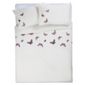 Tesco Emb Butterflies double (Cream)