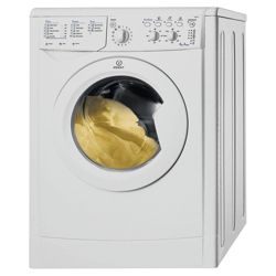 Indesit IWC6105 Washing Machine, 6kg Wash Load, 1000 RPM Spin, A  Energy Rating. White
