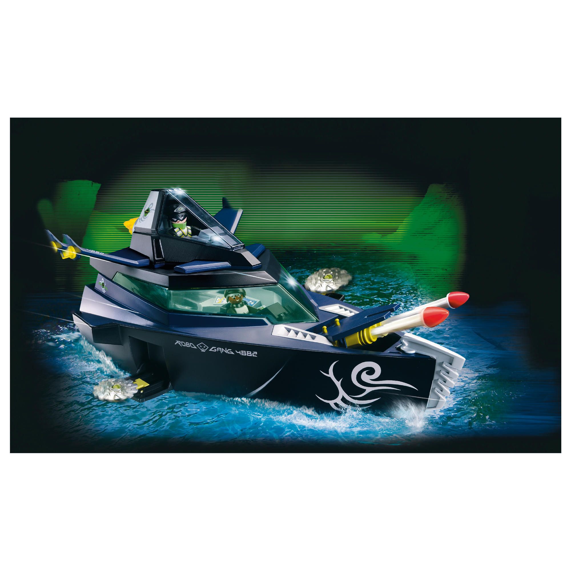 Playmobil 4882 Robo Gangster Stealth Yacht