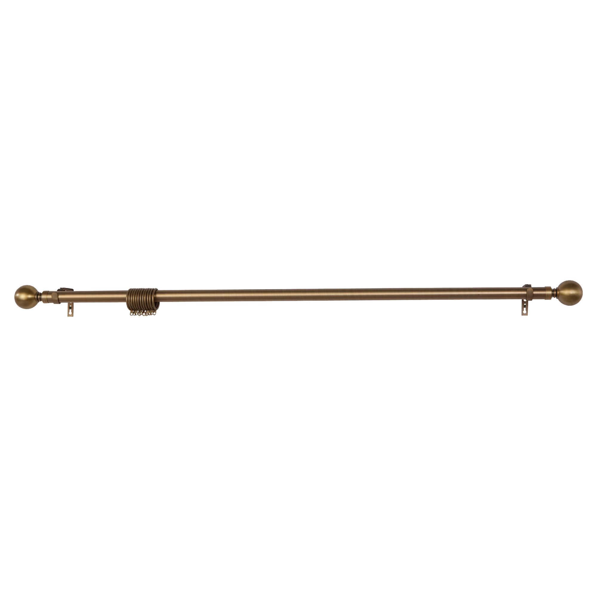 29mm Metal Pole with Ball finial 240cm Antique Bronze Effect