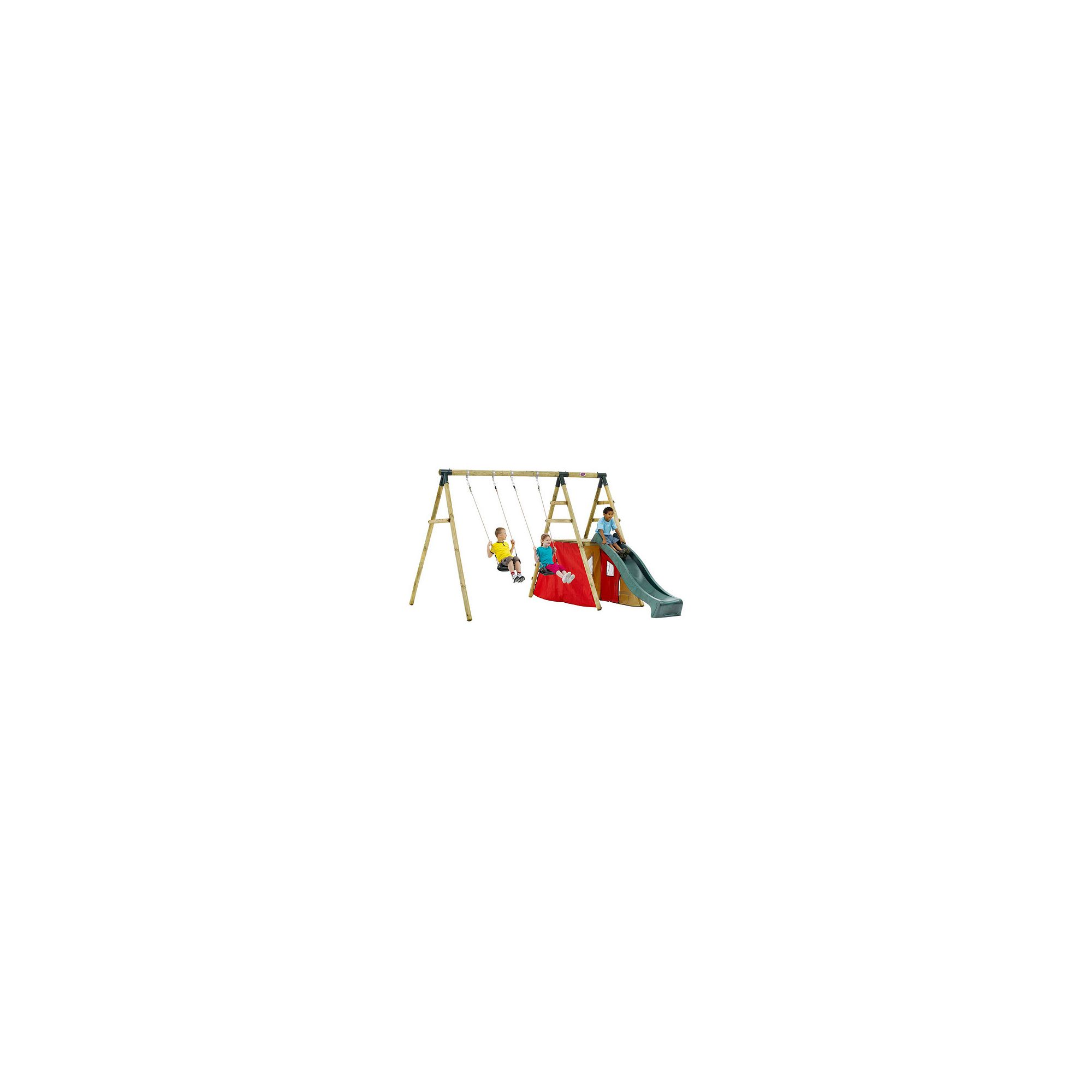 Plum Chacma Wooden Garden Swing Set at Tesco Direct