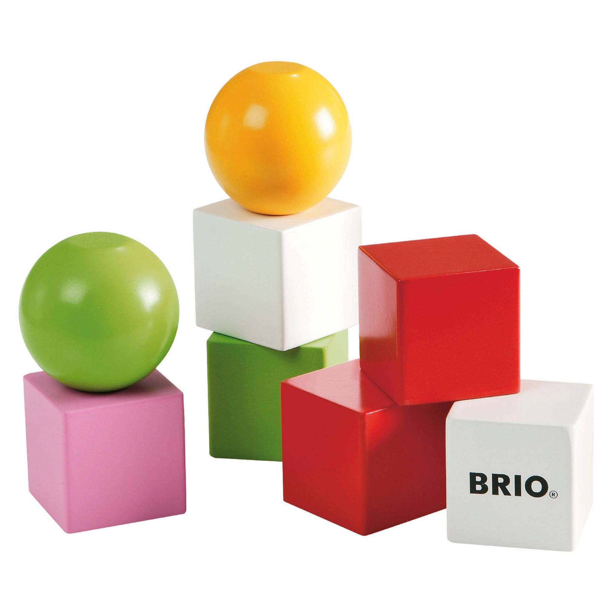 Brio Classic Magnetic Building Blocks (New Colours) - Wooden Toy 
