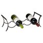Ready To Assemble 4 Bottle Winestak, Black
