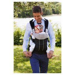 BABYBJORN Comfort Carrier, Black, Organic 