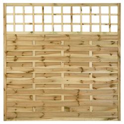 Timberdale 1.8mx1.8m Square Pembroke 3 Screen Pack with Posts and Fixing Brackets