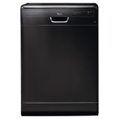 Whirlpool ADP2315 Full Size Dishwasher, A Energy Rating. Black