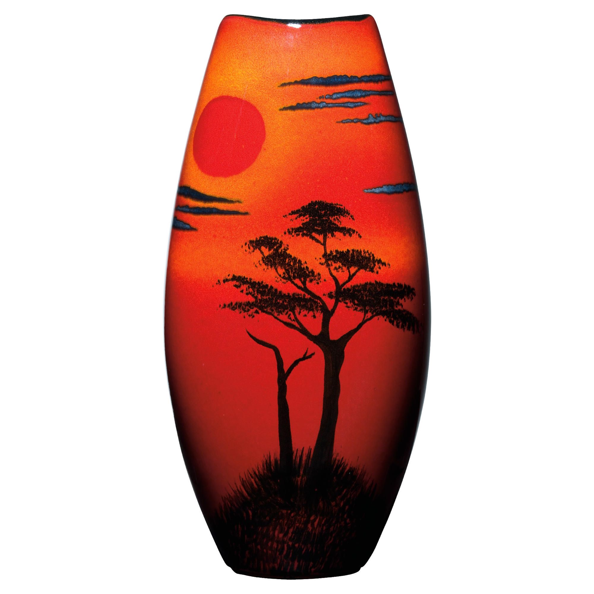 D/S Poole Pottery African Sky Manhattan Vase 36cm