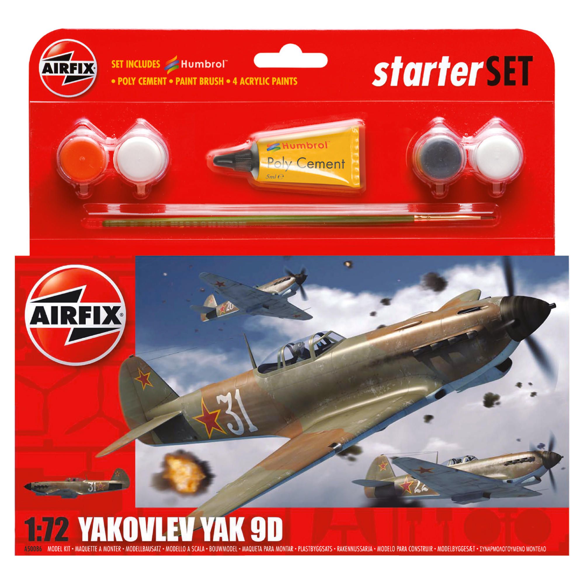 Airfix Yak 9D 1:72 Scale Cat 1 Gift Set