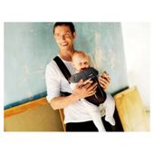 BABYBJORN Baby Carrier Original, Black/Pinstripe, Cotton