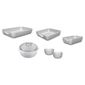 Pyrex Wave 6 piece Cookware Set, White