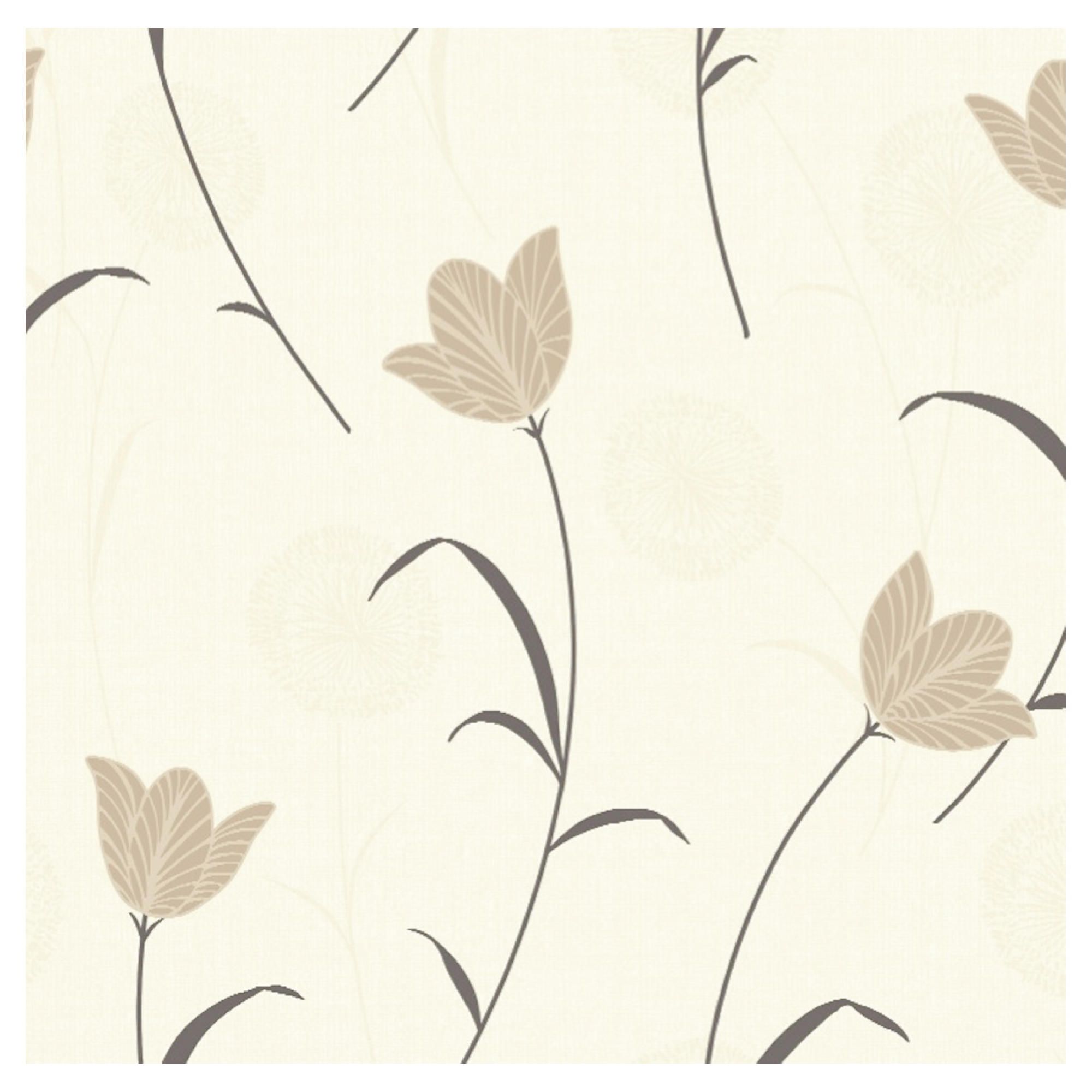 Arthouse Adelphi floral chocolate wallpaper