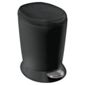simplehuman 6 Litres Mini Plastic Pedal Bin - Black