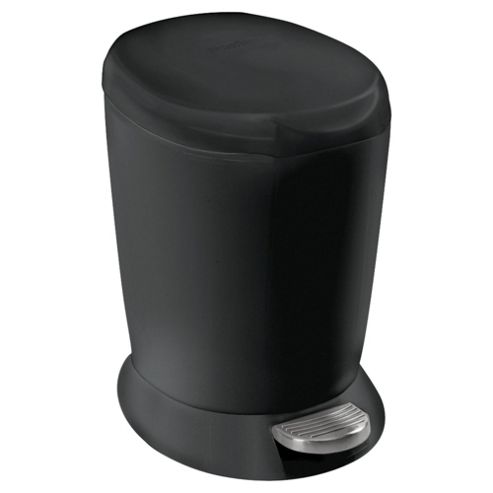 Image of Simplehuman 6 Litres Mini Plastic Pedal Bin - Black