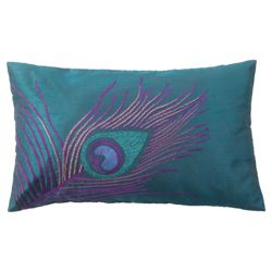 F&F Home Peacock Oblong Cushion