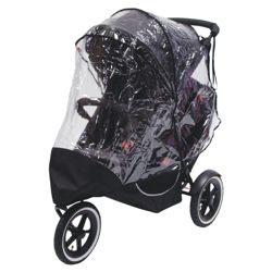 Phil & Teds Storm Double Raincover for Classic or Explorer pushchairs