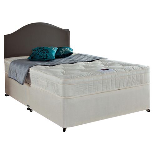 Image of Airsprung Danbury Memory Cushion Top Double Non Storage Divan Bed