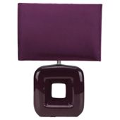 Tesco Lighting Bianca Table lamp Plum