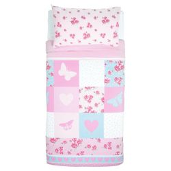 Tesco Kids Rose Patch Duvet Set
