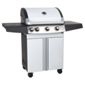 Alaska White 3 Burner Gas BBQ with Side Burner