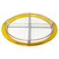 Omada Hors D'Oeuvres 5 piece Dish Set, Orange
