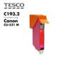 Tesco CLI521 Magenta Printer Ink Cartridge (Compatible with printers using Canon CLI-521 Magenta Printer Ink Cartridges)
