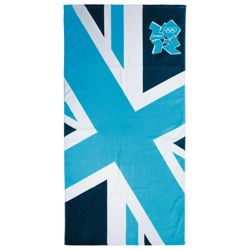 Union Jack Beach Towel, Blue