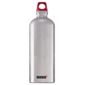 SIGG Traveller Classic Aluminium Drinking Water Bottle, 1L Silver