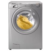 Candy GOF662S Washing Machine, 6kg Wash Load, 1600 RPM Spin, B Energy Rating. Silver