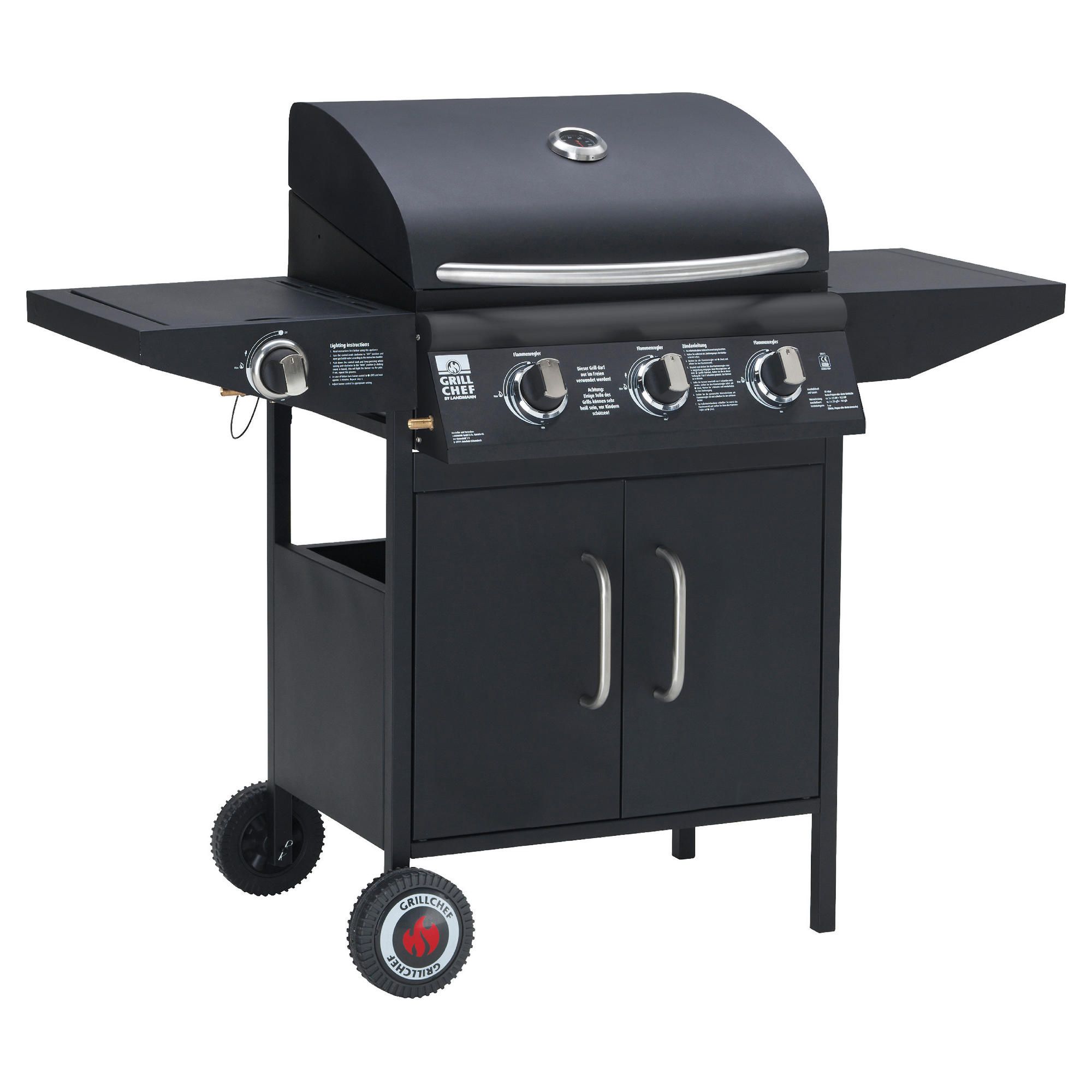 Landmann 3 Burner Gas BBQ Side Burner Gables and Gardens