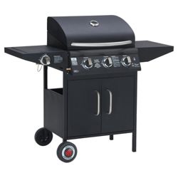 Landmann 3 Burner Gas BBQ + Side Burner